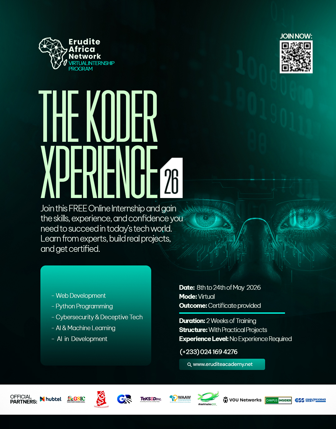The Koder Xperience 26 first training flyer